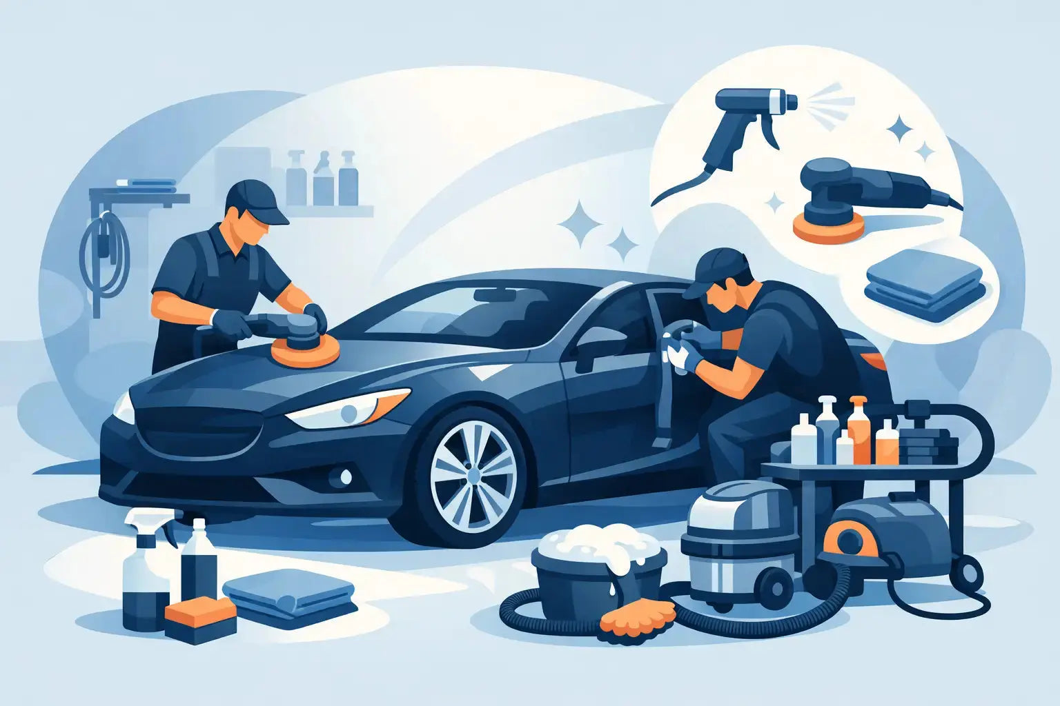 What Do Professionals Use to Detail Cars?