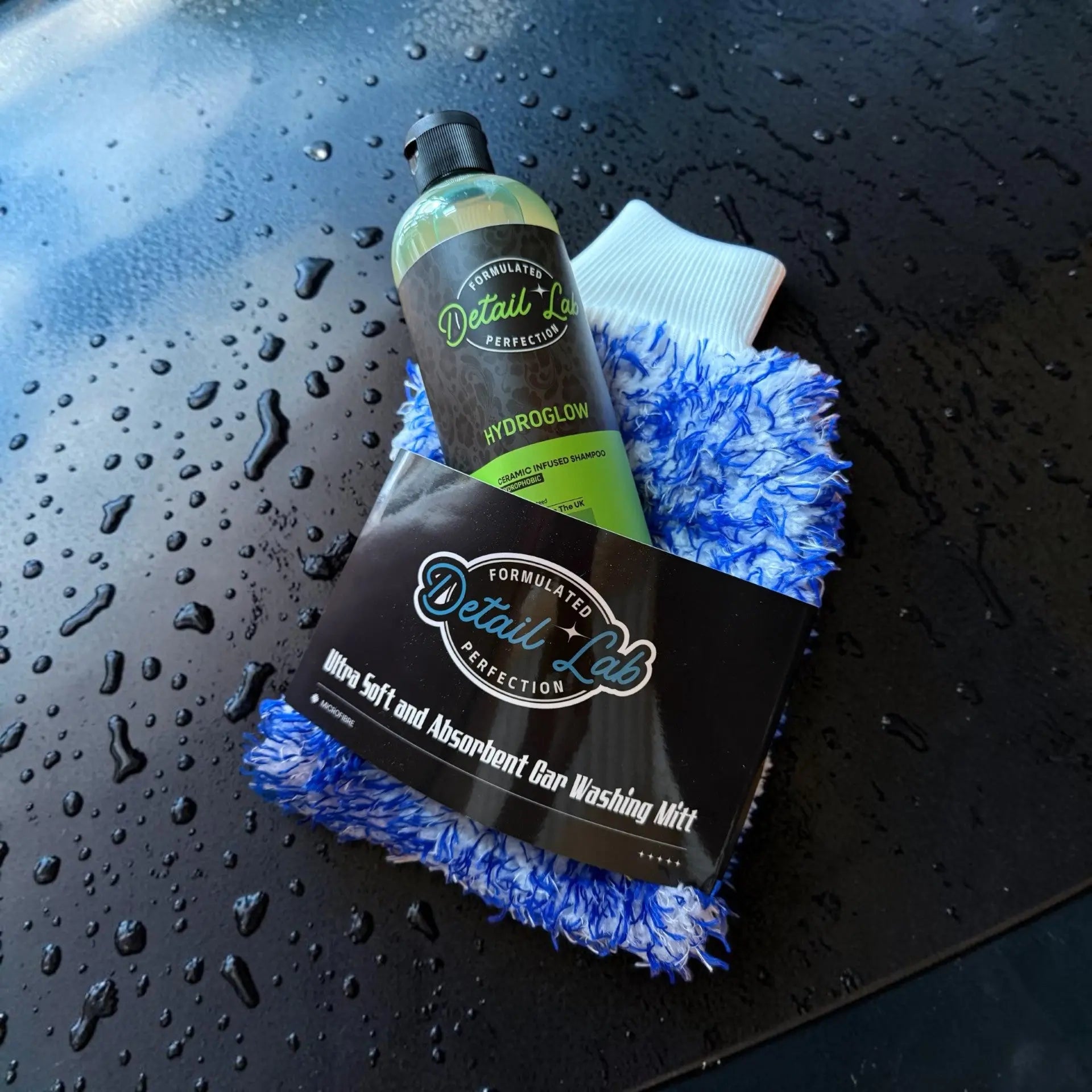 Hydro Glow Ceramic Shampoo + Wash Mitt Bundle Detail Lab