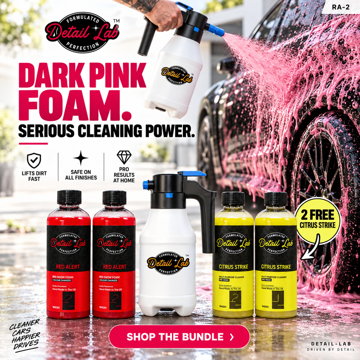 Red Alert Snow Foam & Electric Sprayer Bundle + FREE Pre-Wash