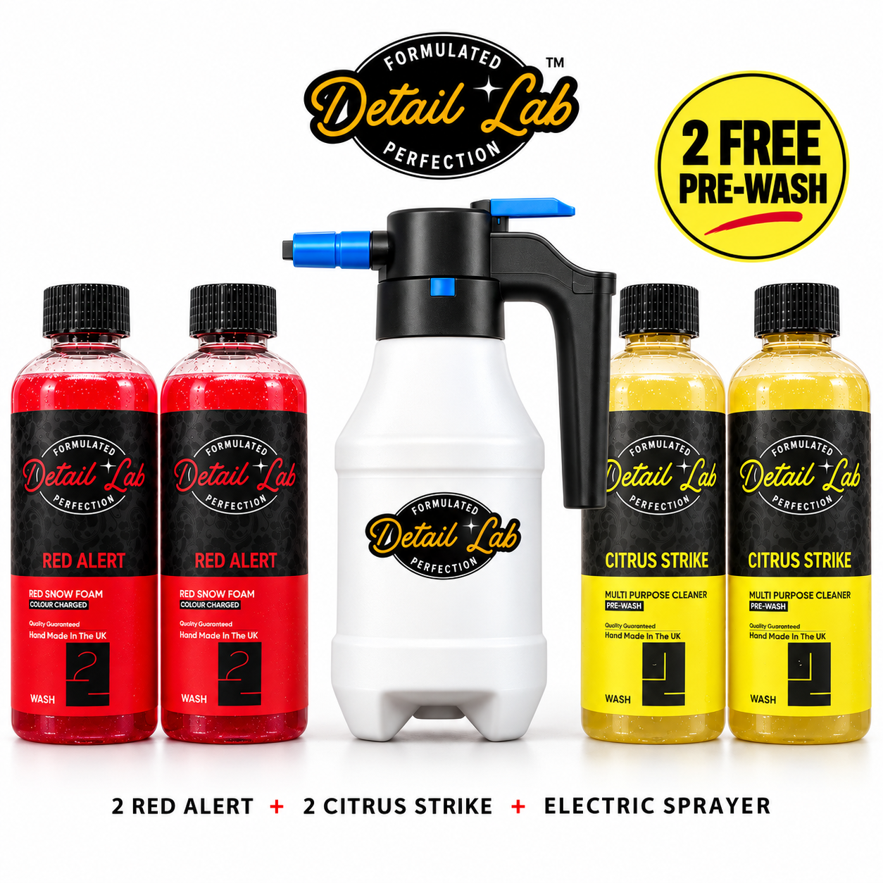 Red Alert Snow Foam & Electric Sprayer Bundle + FREE Pre-Wash