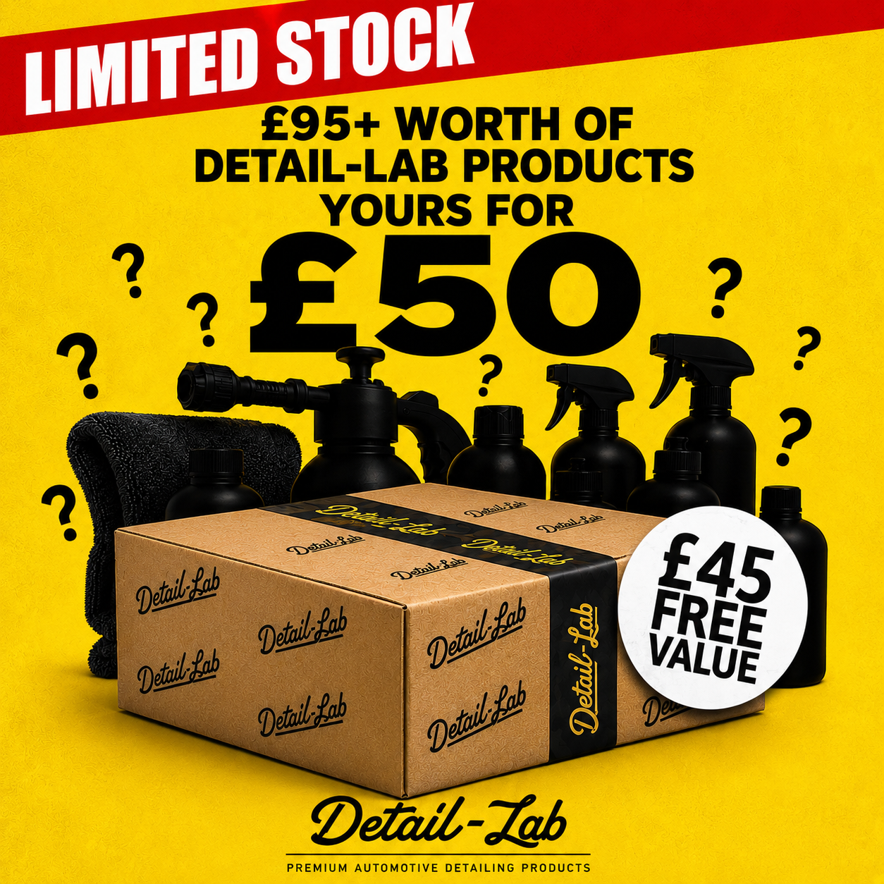 Detail-Lab Mystery Box | £95+ Worth of Detailing Products for £50