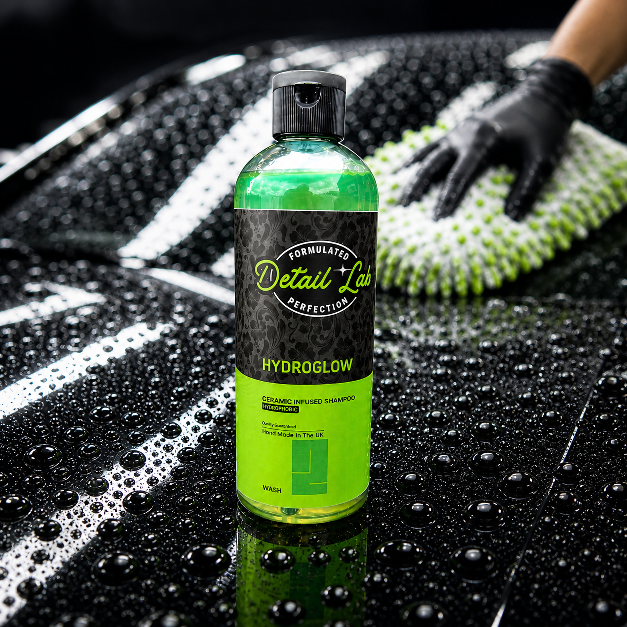 Hydro Glow Ceramic Shampoo + Wash Mitt Bundle Detail Lab