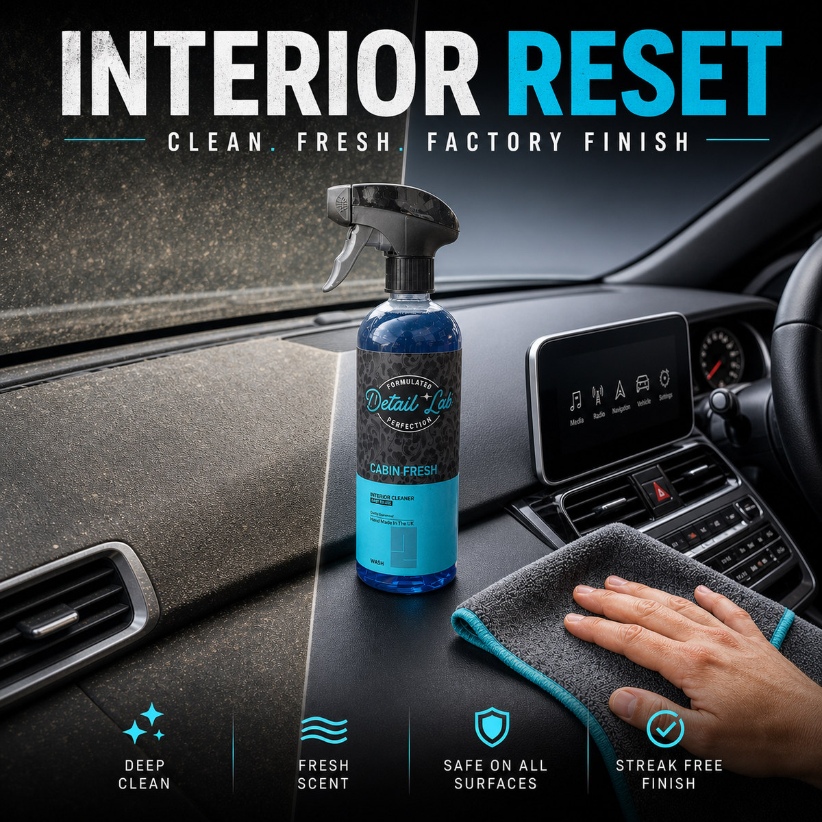 Cabin Fresh Interior Cleaner – Advanced Car Care – Detail Lab