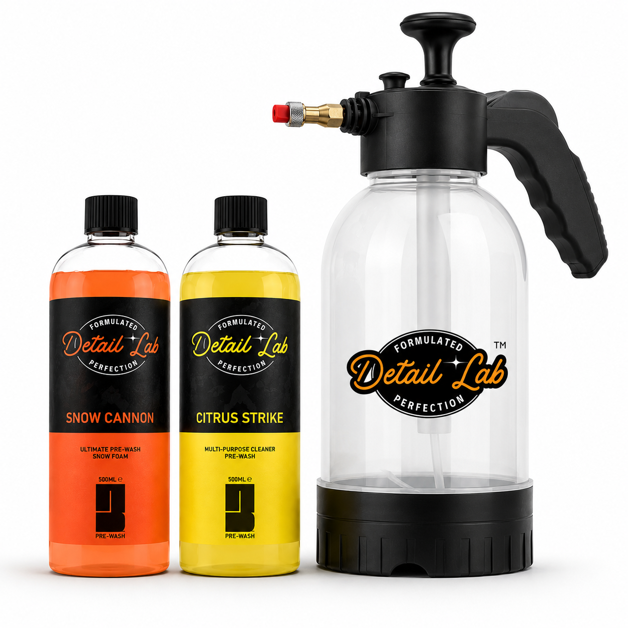 Detail-Lab Beginner’s Bundle | Snow Foam, Pre-Wash & Velocity V2 Pump Sprayer
